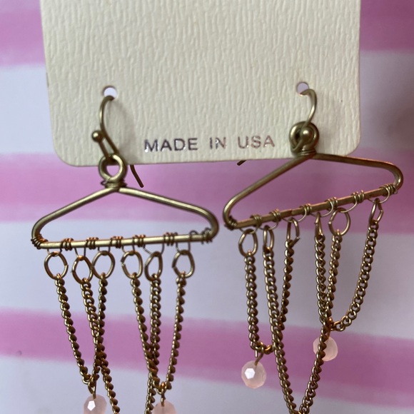 Clothing hanger earrings - Picture 5 of 8